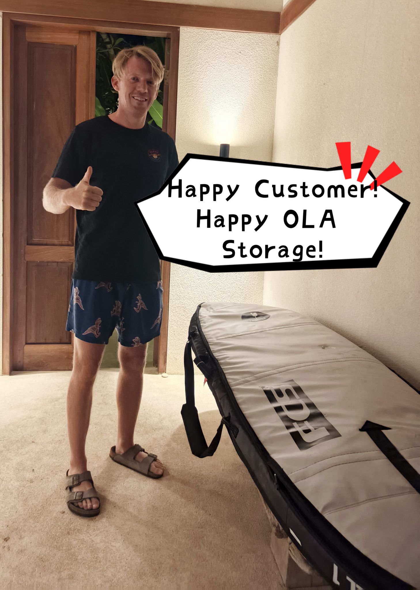 OLA Storage customer pickup delivery Bali Canggu