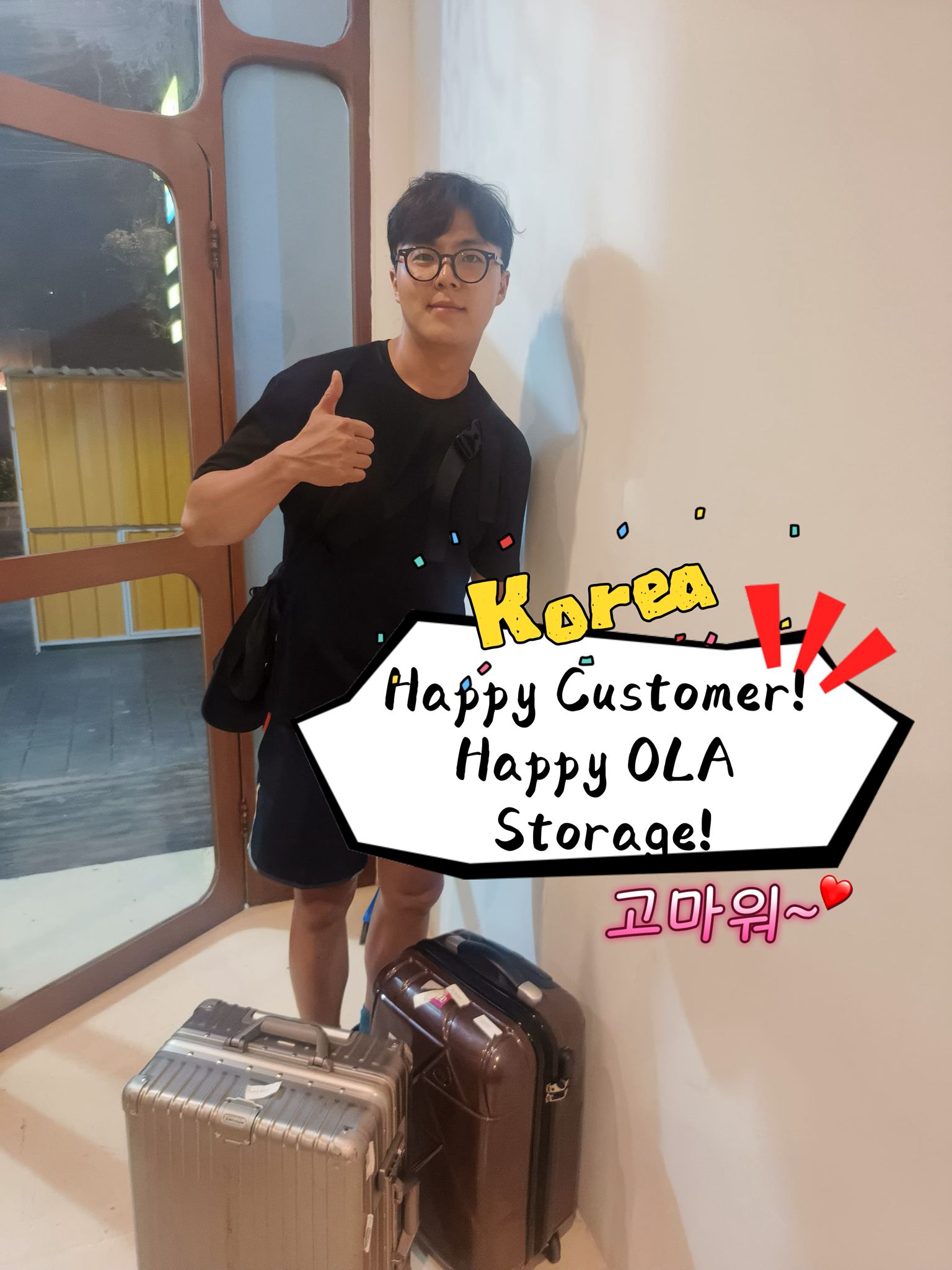OLA Storage customer home moving service Bali