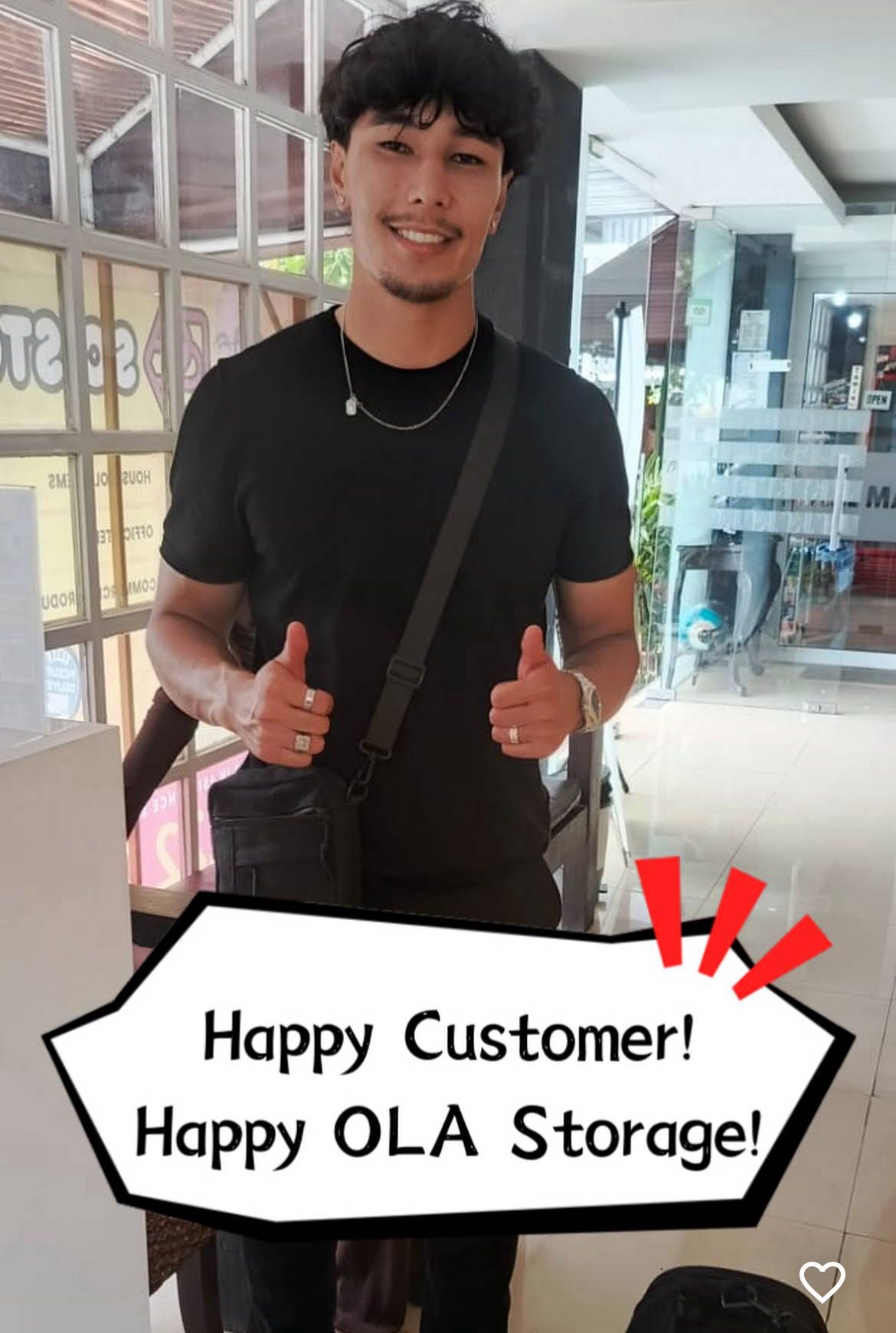OLA Storage customer luggage storage Bali Kuta Airport